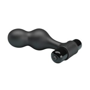 MR PLAY - PLUG ANAL VIBRATEUR EN SILICONE NOIR – Image 4