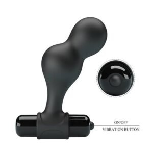 MR PLAY - PLUG ANAL VIBRATEUR EN SILICONE NOIR – Image 5