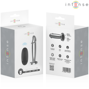INTENSE - Plug Anal 10 Vibrations Gode Métallique  Télécommande M – Image 6