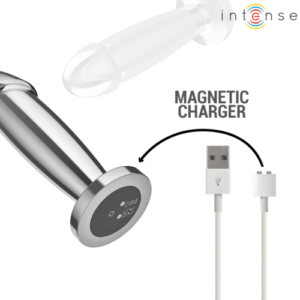 INTENSE - Plug Anal 10 Vibrations Gode Métallique  Télécommande M – Image 5