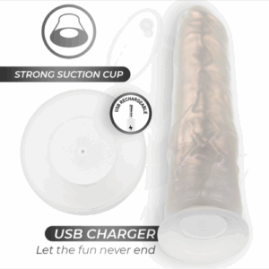 COCK MILLER - GODE AVEC VENTOUSE, LUMIÈRES ET VIBRATIONS AVEC TÉLÉCOMMANDE BLANC 19,5 CM – Image 7