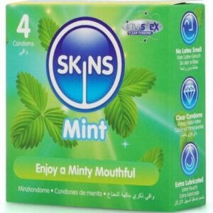 SKINS - PACK DE 4 PRÉSERVATIFS PREMIUM MENTHE – Image 3