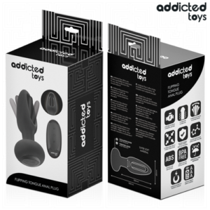 ADDICTED TOYS - PLUG ANAL AVEC LANGUE VIBRANTE ET TÉLÉCOMMANDE – Image 7
