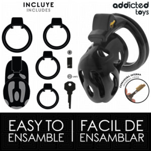 ADDICTED TOYS LOCKED - À PÉNIS CRYPTÉE VERROUILLÉE ET SCELLÉE 8 CM – Image 4
