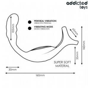 ADDICTED TOYS - ANNEAU PÉNIS PROSTATIQUE DOUBLE AVEC TÉLÉCOMMANDE – Image 6