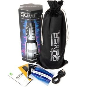 Masturbateur Fleshlight Quiver Vibrant - 22,8 cm de Plaisir Insérable - Rechargeable & Texture SuperSkin – Image 7