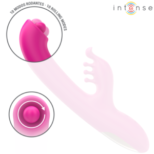 INTENSE - CHRISTINA VIBRATEUR LAPIN MULTIFONCTION 22,5 CM ROSE – Image 6